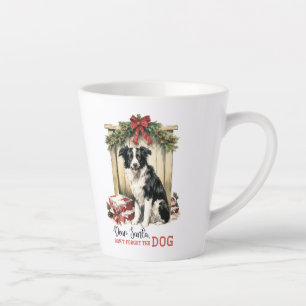 Retro lieber Weihnachten Vergiss den Hund Weihnach Milchtasse