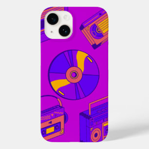 Retro-Lila Handy-Gehäuse Case-Mate iPhone 14 Hülle