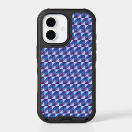 Retro Lila zu Blau geometrisch abstrakt 90er Jahre