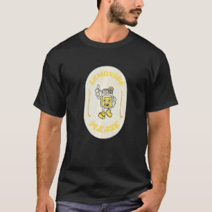 Retro-Limonade Bitte Vintage Gelb Süße Figur T-Shirt
