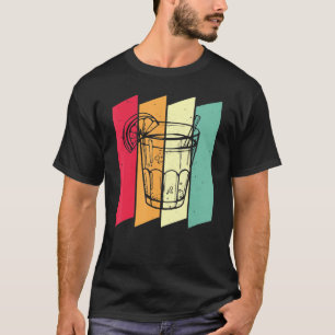 Retro-Limonade Zitronen Strohhalm - Vintage kalte T-Shirt