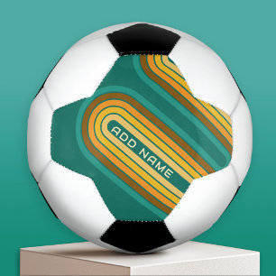 Retro Line Arch with Earthy Colors - Individuelle Fußball