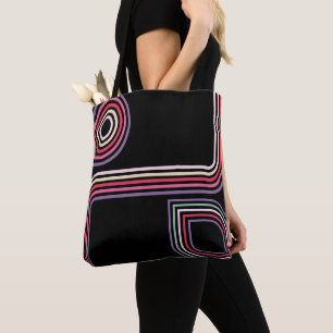 Retro-Linien, inspiriert von abstraktem Design der