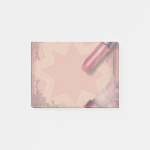 Retro-Lipstick Post-it Klebezettel