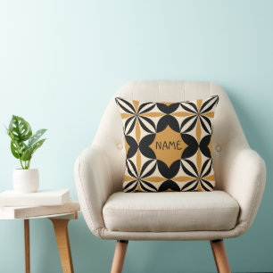 Retro Liquid Swirl Kissen
