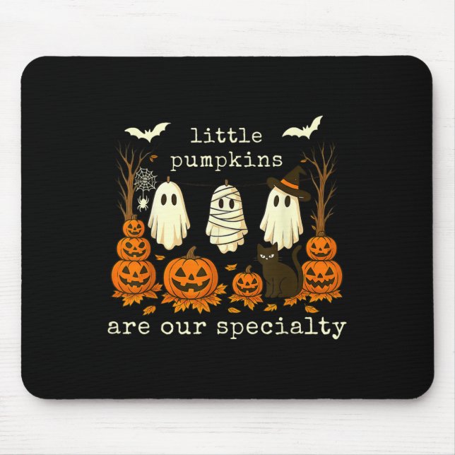 Retro Little Pumpkins sind unsere Spezialpfandschu Mousepad (Vorne)