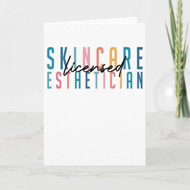 Retro lizenzierter Hautarzt Graduati Karte (Vorderseite)