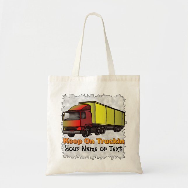 Retro-LKW 2 Tragetasche (Vorne)