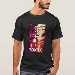 Retro Lofi Tokyo Japanischer Streetwear Ästhetisch T-Shirt