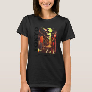 Retro Lofi Tokyo Japanischer Streetwear Ästhetisch T-Shirt