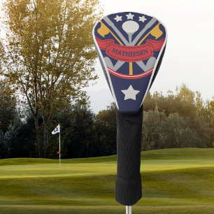 Retro-Logo-Stars Golf Headcover