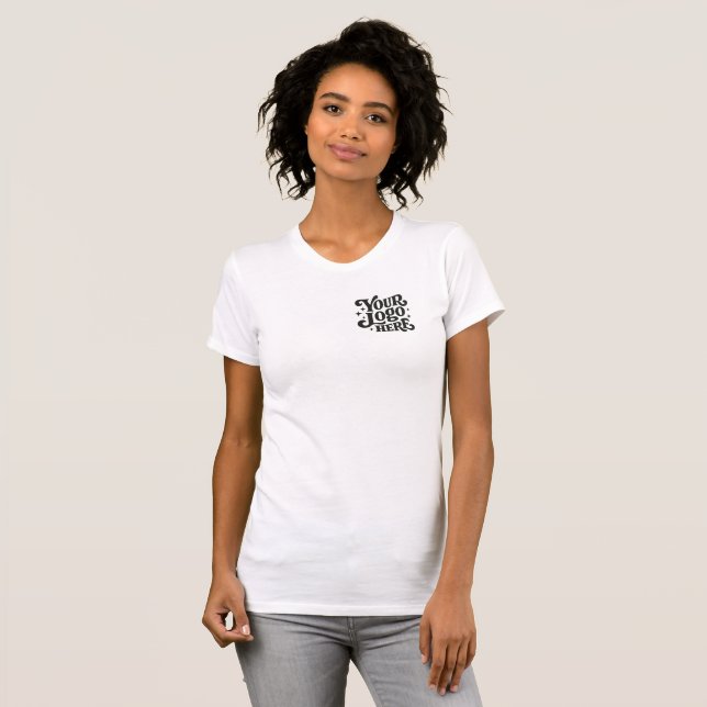 Retro-Logo-Vorlage T-Shirt (Vorne ganz)