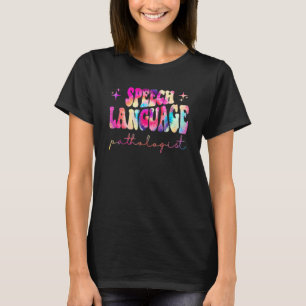 Retro Logopäde Logopädie Tie Dye  T-Shirt