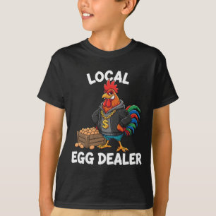 Retro-Lokales-Eier-Händler-Shirt, Lustiges Ostern- T-Shirt