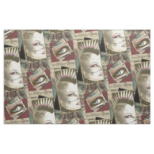 Retro-London britischer Punk-Rock-Musikmode Stoff