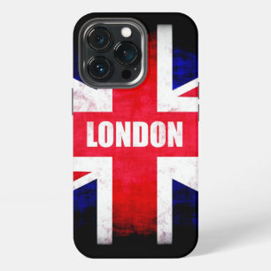 Retro London Flagge iPhone 13 Pro Hülle