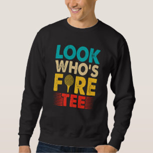Retro-Look Who's Fore Retro-Golfen Golfer Golf Sweatshirt
