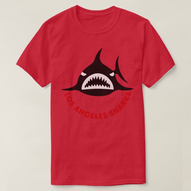 Retro Los Angeles Sharks WHA Hockey 1973 TShirt (Design vorne)