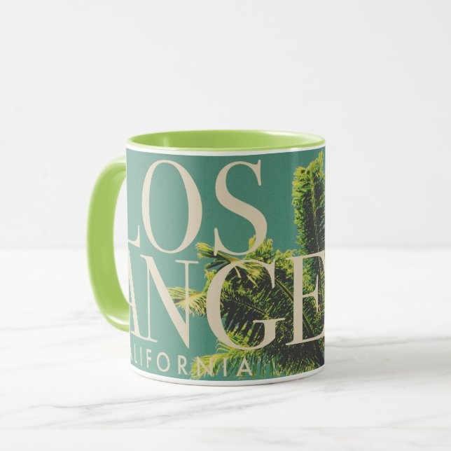 Retro Los Angeles Tasse (Vorderseite Links)