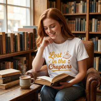 Retro Lost in the Chapters Bücherliebhaber Tri-Blend Shirt