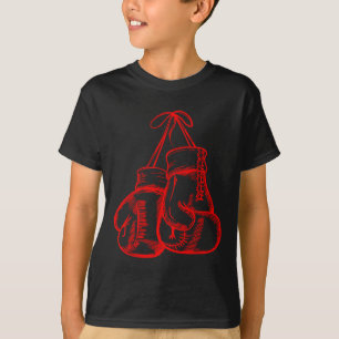 Retro Love Red Boxing Gloves Ohrs Boxer Gift T-Shirt