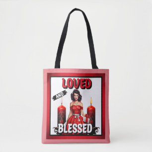 Retro Love und gesegnet Pinup