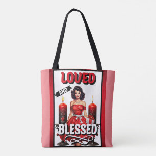 Retro Love und gesegnet Pinup