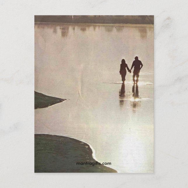 Retro Lovers Seventies Postkarte (Vorderseite)