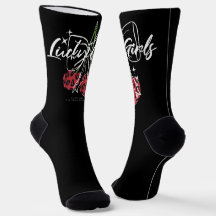 Retro Lucky Girls Cherry Zitat