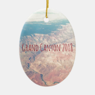 Retro-Luftbild Grand Canyon Arizona Foto vintage Keramik Ornament