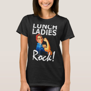 Retro Lunch Ladys Rock Mittag Lady Quad Zurück zu  T-Shirt