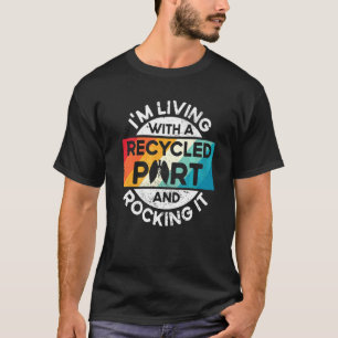 Retro-Lungen-Transplantations-Überlebender Ich leb T-Shirt