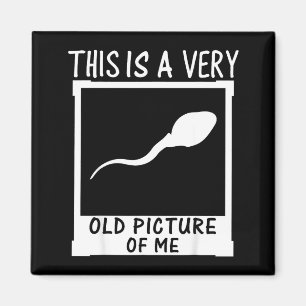 Retro Lustig Dies Ist Ein Sehr Altes Bild Von Mir Magnet