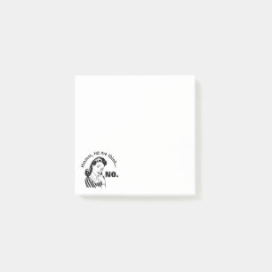 Retro Lustig Nein Post-it Klebezettel