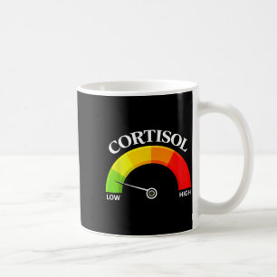 Retro lustig niedrige Cortisol-Werte v Meme Kaffeetasse