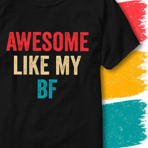Retro lustiger Freund Zitat Awesome wie mein Freun T-Shirt