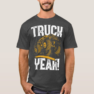 Retro Lustiger LKW Ja Monstertruck-Tricks Stunts T-Shirt