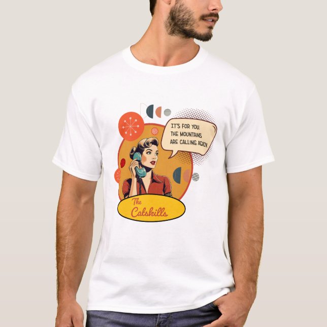 Retro, lustiger T - Shirt (Vorderseite)