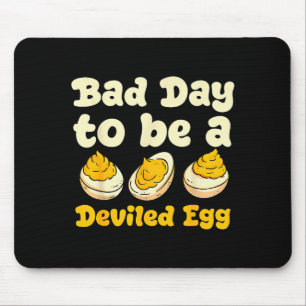 Retro lustiger Thanksgiving-Dinner Schlimmer Tag f Mousepad