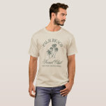 Retro Luxe Beach Bachelorette Social Club Logo T-Shirt<br><div class="desc">Retro Luxe Beach Bachelorette Logo Sozialklub Ästhetische Palmen Custom Junggeselinnen-Abschied Tri-Blend Shirts</div>