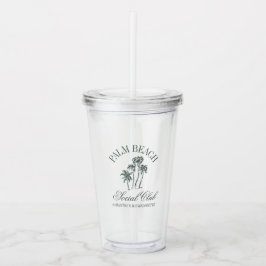 Retro Luxe Social Club Junggeselinnen-Abschied Acryltrinkbecher