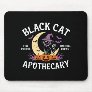Retro M Die Katze Halloween Für Frauen Schwarze Ka Mousepad