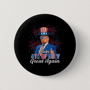 Retro machen 4. Juli wieder groß Patriotic Donal Button