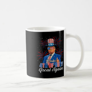 Retro machen 4. Juli wieder groß Patriotic Donal Kaffeetasse