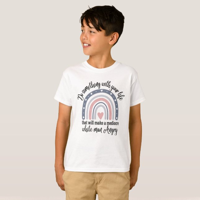 Retro Machen Sie etwas mit Ihrem Leben T - Shirt (Vorne ganz)