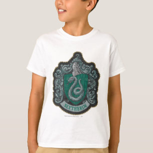Retro mächtiges Slytherin Wappen Harry Potter   T-Shirt