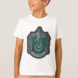 Retro mächtiges Slytherin Wappen Harry Potter | T-Shirt