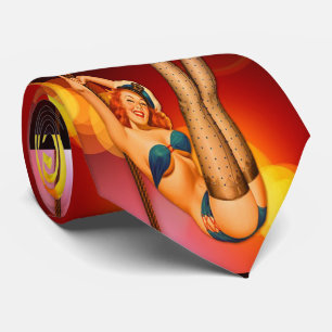 Retro-Mädchen-Unterhalter-Tanzschlips Krawatte