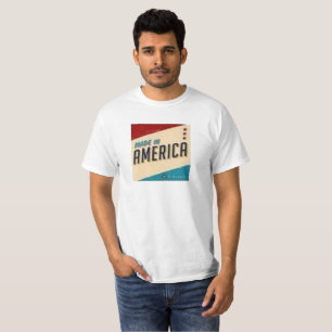 Retro Made In America Vintage Reiseposter Herren T-Shirt