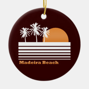 Retro Madeira-Strand-Verzierung Keramikornament